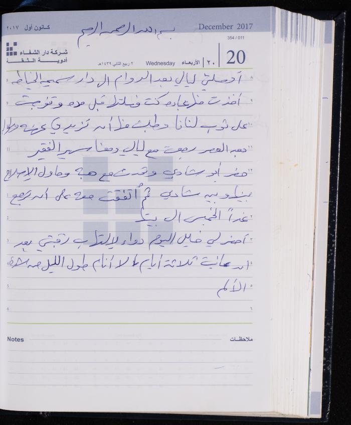 The Diary of Fadeyyeh Darabe, Dura- Hebron, 2017