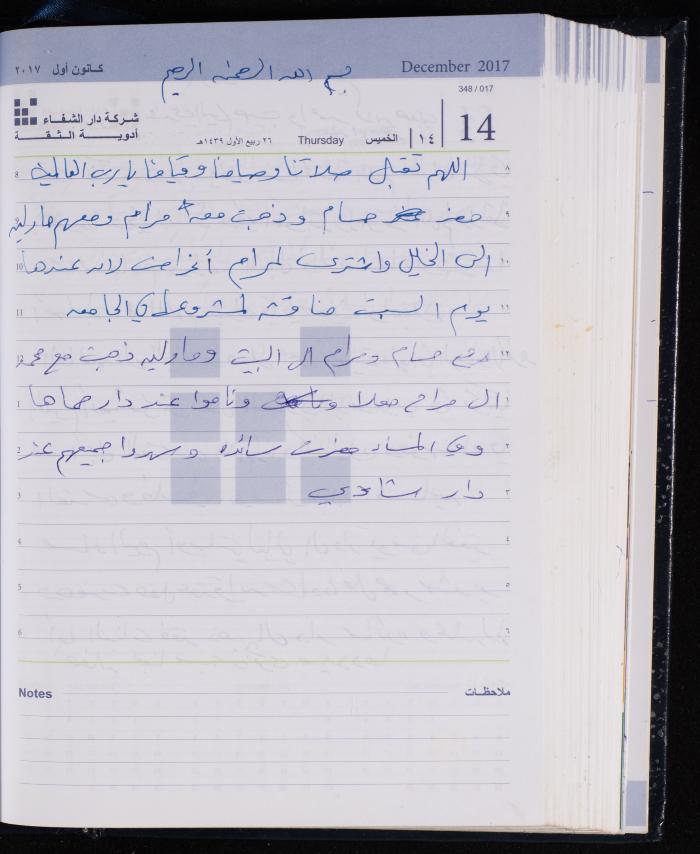 The Diary of Fadeyyeh Darabe, Dura- Hebron, 2017