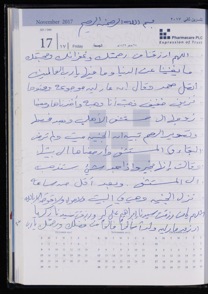The Diary of Fadeyyeh Darabe, Dura- Hebron, 2017