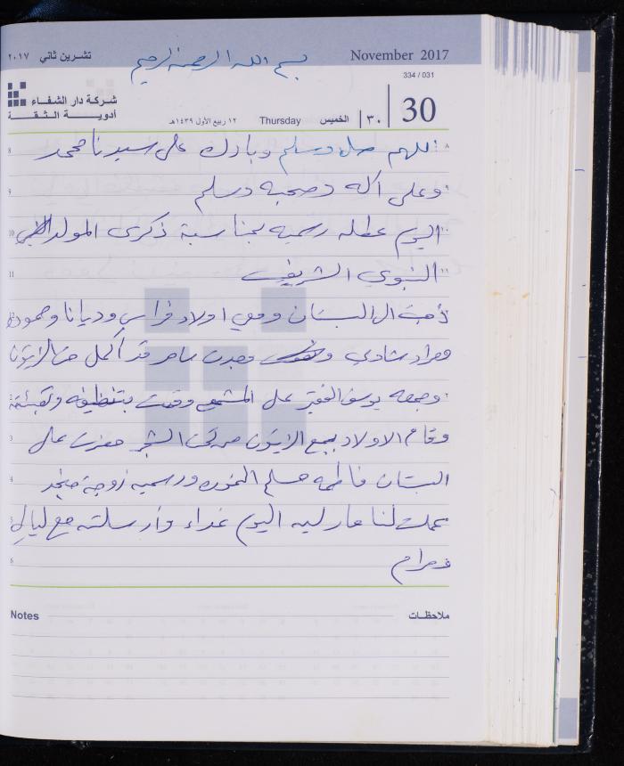 The Diary of Fadeyyeh Darabe, Dura- Hebron, 2017