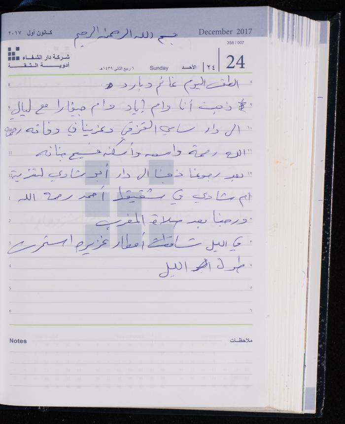 The Diary of Fadeyyeh Darabe, Dura- Hebron, 2017