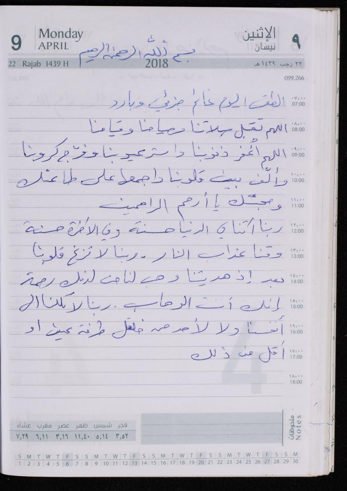 The Diary of Fadeyyeh Darabe, Dura- Hebron, 2018
