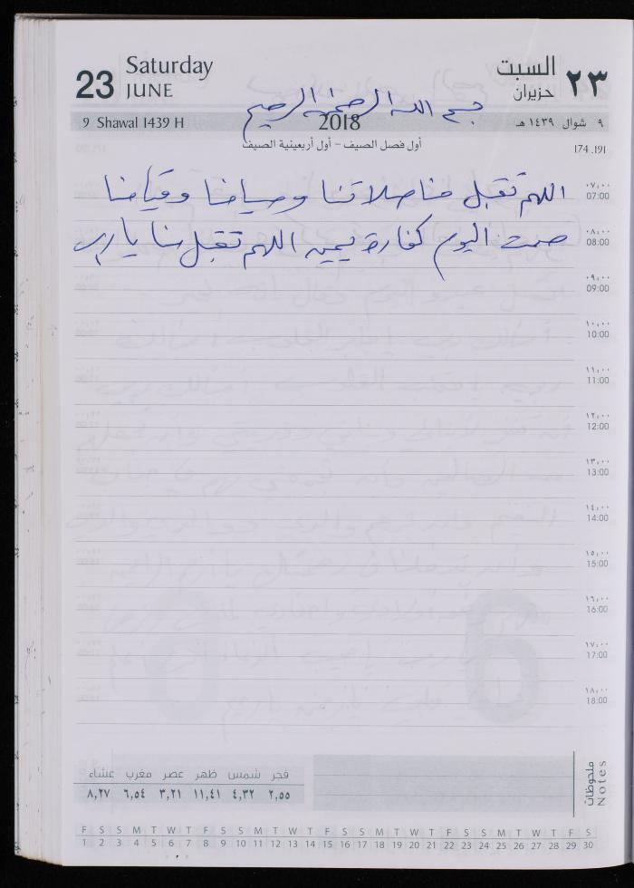 The Diary of Fadeyyeh Darabe, Dura- Hebron, 2018