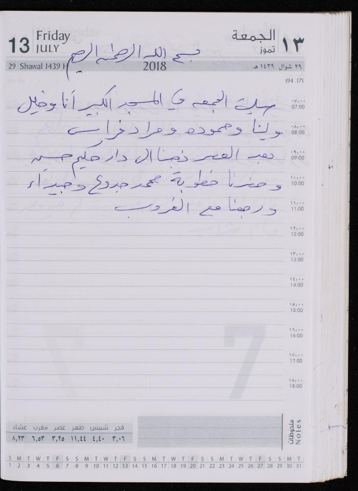 The Diary of Fadeyyeh Darabe, Dura- Hebron, 2018