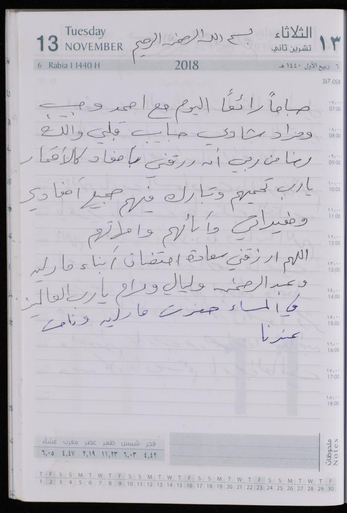 The Diary of Fadeyyeh Darabe, Dura- Hebron, 2018