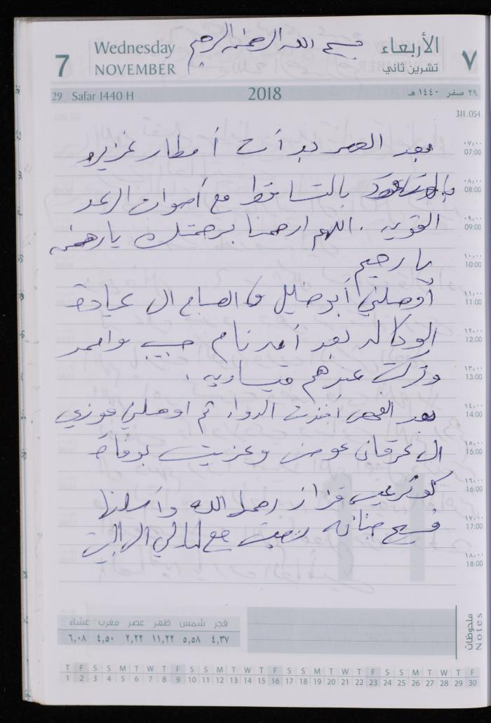 The Diary of Fadeyyeh Darabe, Dura- Hebron, 2018