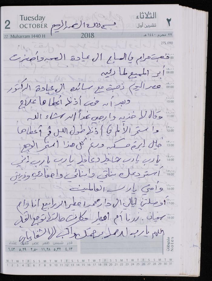 The Diary of Fadeyyeh Darabe, Dura- Hebron, 2018
