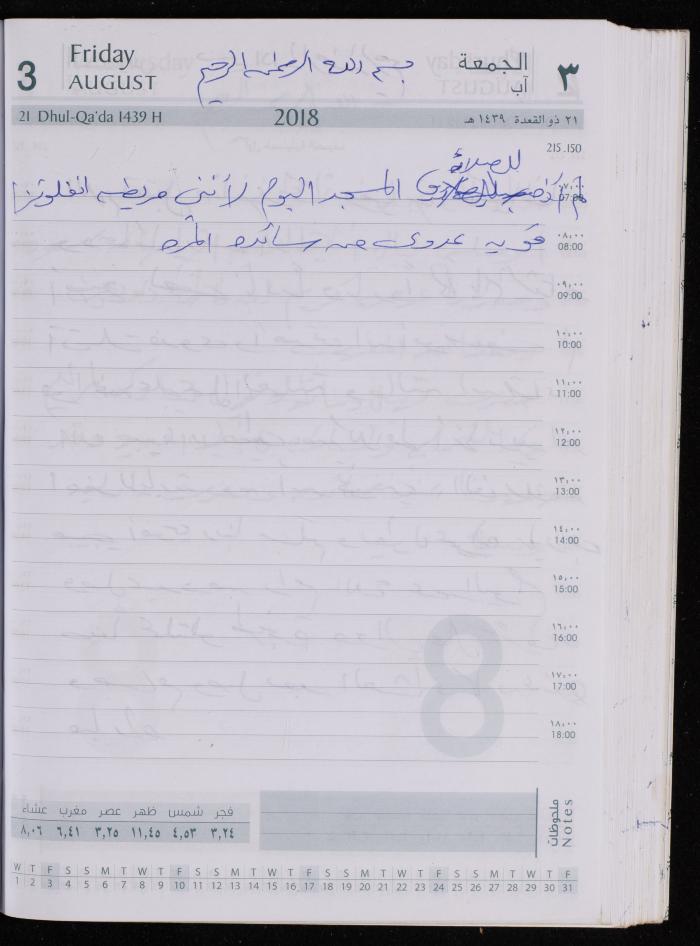 The Diary of Fadeyyeh Darabe, Dura- Hebron, 2018