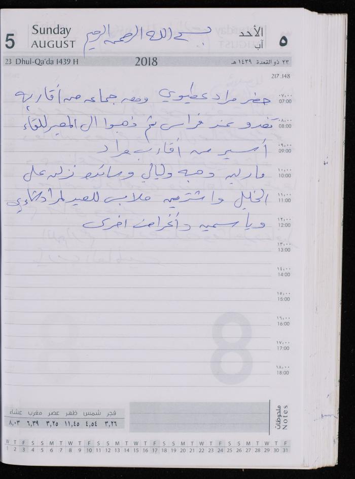 The Diary of Fadeyyeh Darabe, Dura- Hebron, 2018