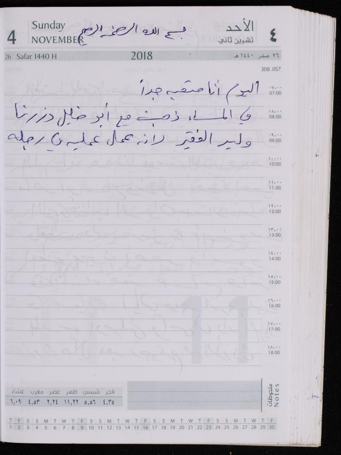 The Diary of Fadeyyeh Darabe, Dura- Hebron, 2018