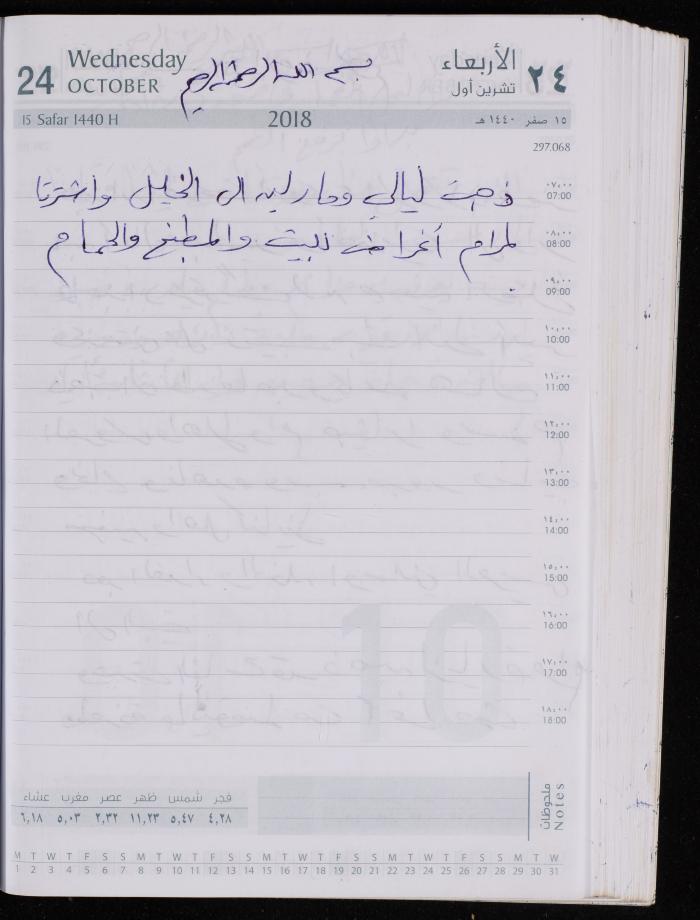 The Diary of Fadeyyeh Darabe, Dura- Hebron, 2018