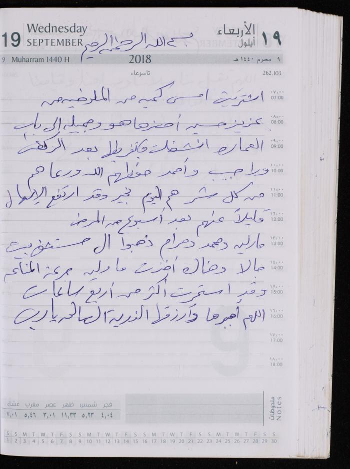 The Diary of Fadeyyeh Darabe, Dura- Hebron, 2018