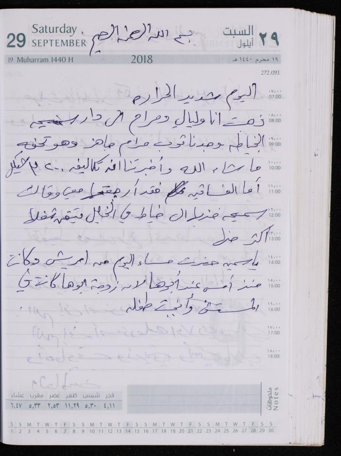 The Diary of Fadeyyeh Darabe, Dura- Hebron, 2018