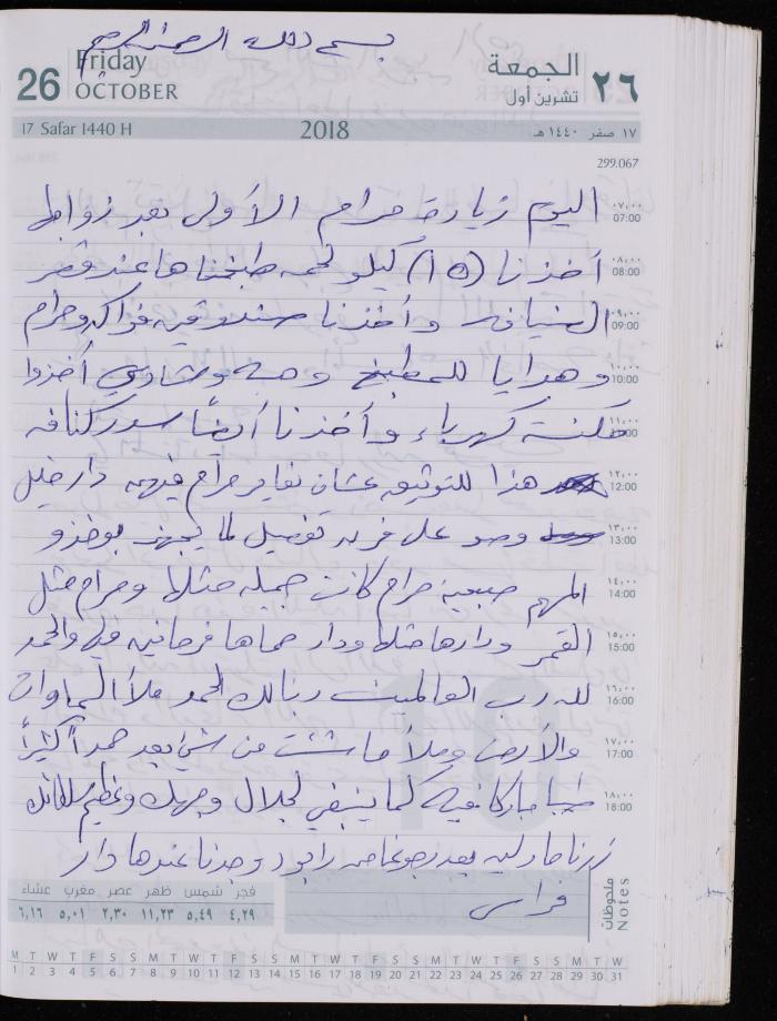 The Diary of Fadeyyeh Darabe, Dura- Hebron, 2018