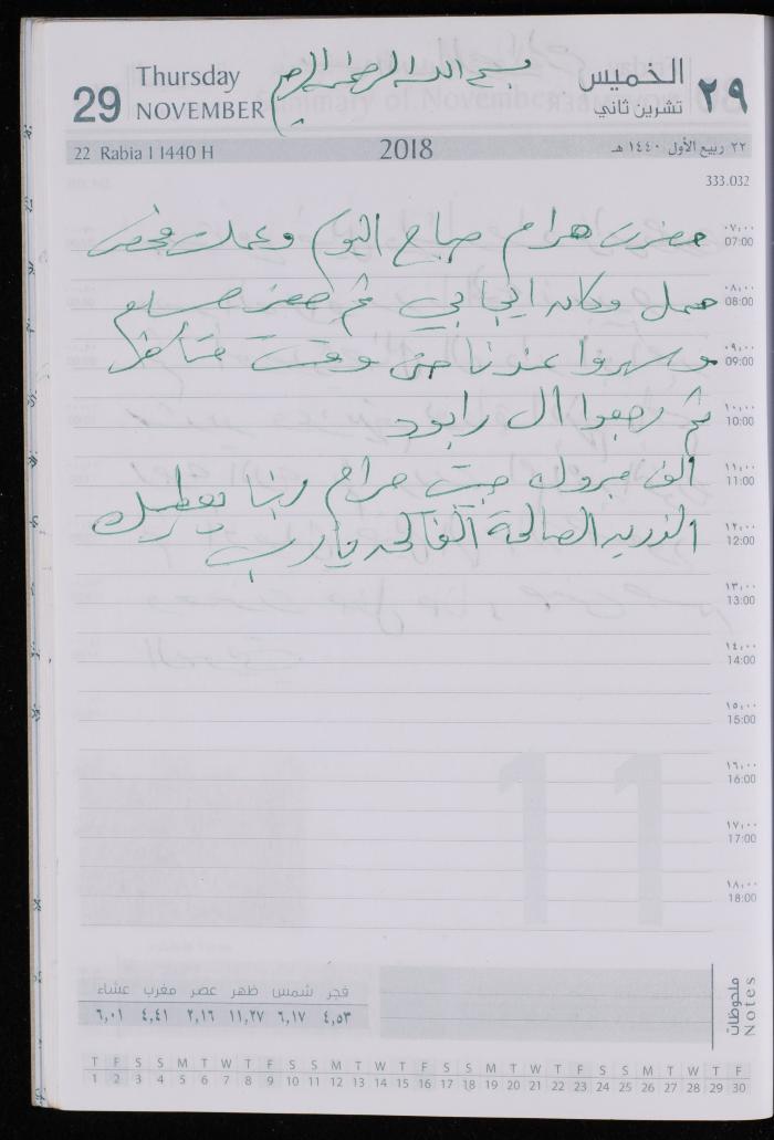 The Diary of Fadeyyeh Darabe, Dura- Hebron, 2018