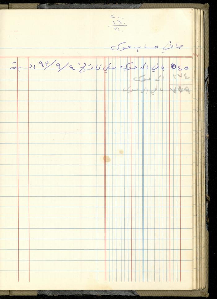 Ahmad Nammoura's Measurements and Accounts Book, Amman - Jordan, 1988