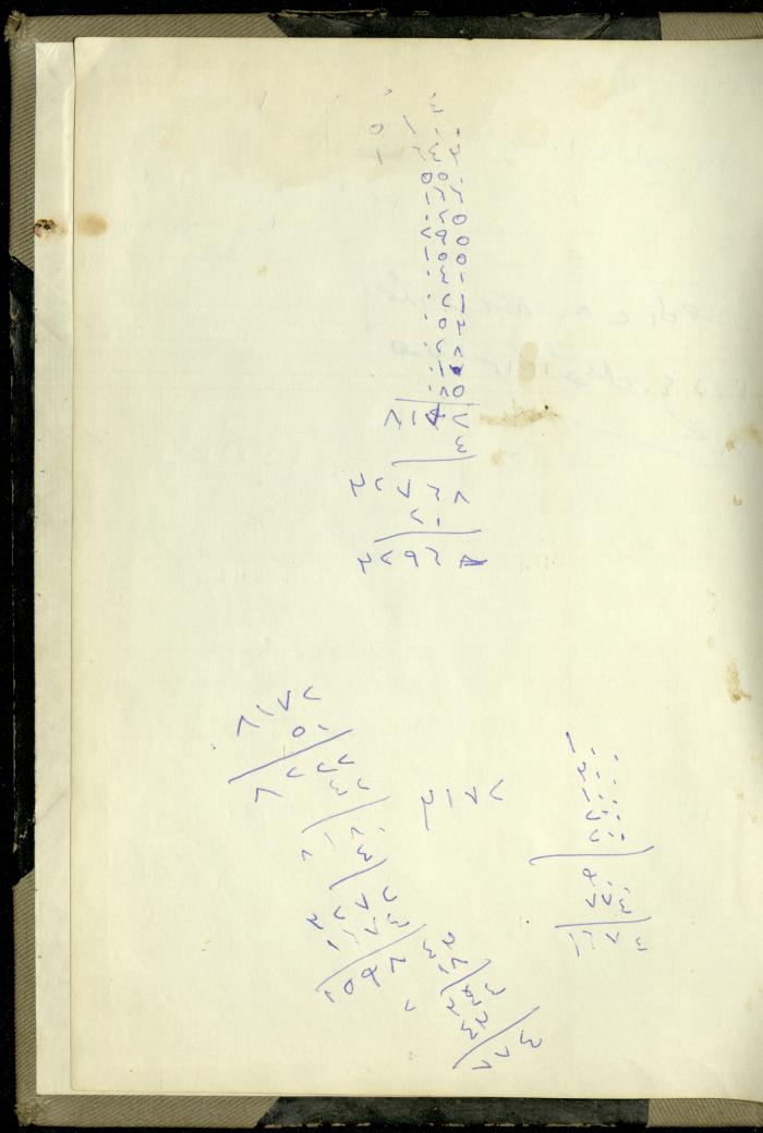 Ahmad Nammoura's Measurements and Accounts Book, Amman - Jordan, 1988
