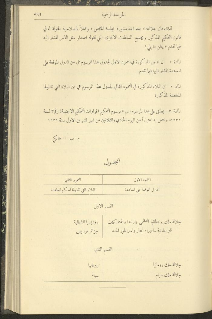 العدد 305 من جريدة حكومة فلسطين الرسمية، 16 نيسان 1932