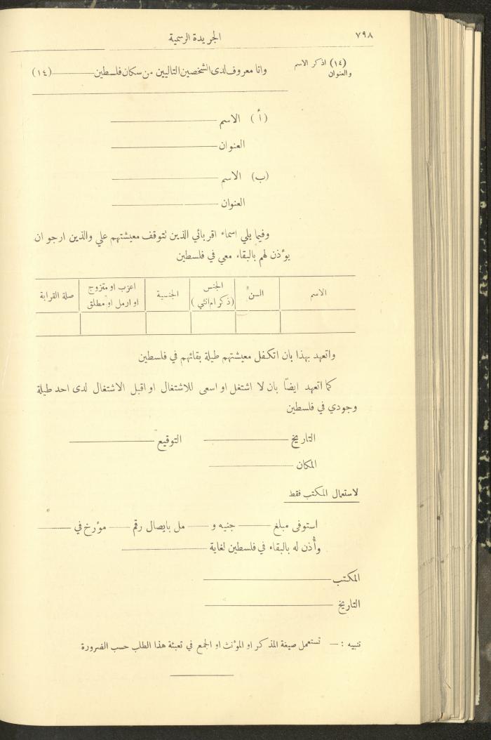 Issue No. 312 of the Official Palestine Newspaper, 1 August 1932