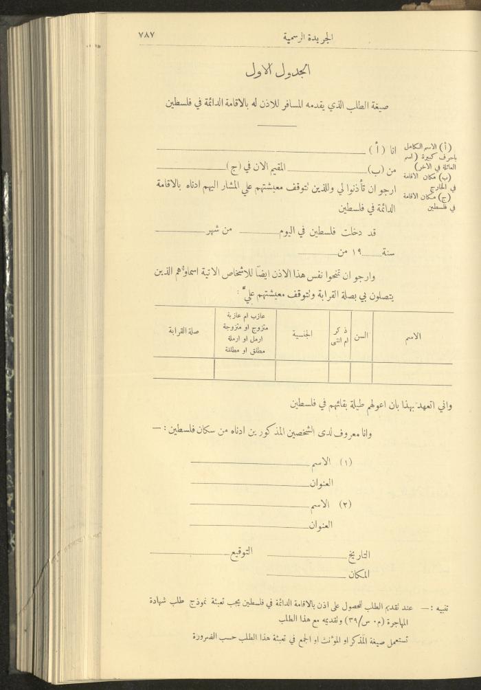 Issue No. 312 of the Official Palestine Newspaper, 1 August 1932
