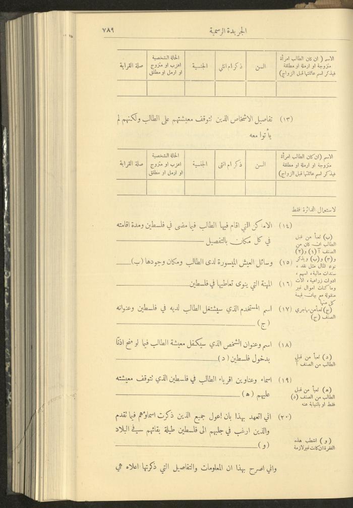 Issue No. 312 of the Official Palestine Newspaper, 1 August 1932