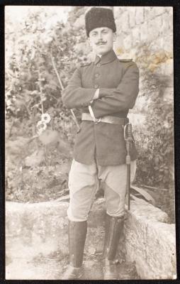 Amin Kawar in Turkish Military Uniform