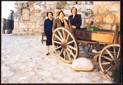 Widad Kawar and Her Relatives at the Tourist Village, Amman