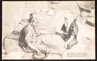 Two Women Grinding Wheat, Bethlehem