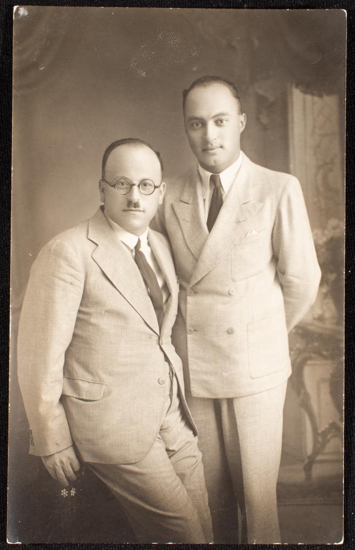 Amin Kawar and a Friend, Amman, 1930