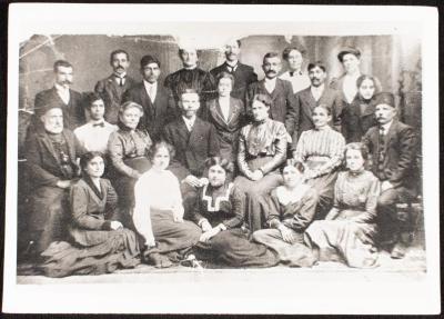 Teachers and Students of the American Alliance School, Jerusalem, 1920