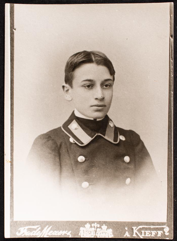 Jubran Kozma while Studying at Kyiv, Russia, 1907