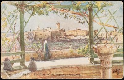 "The Church of Nativity at Bethlehem", a Postcard
