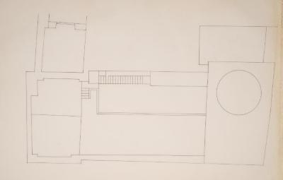 A Plan of a Building Near al-Aqsa Mosque, Jerusalem, the 1990s