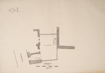 The Entrance Area Plan of al-Salfiti Family Home, Jerusalem, the 1990s