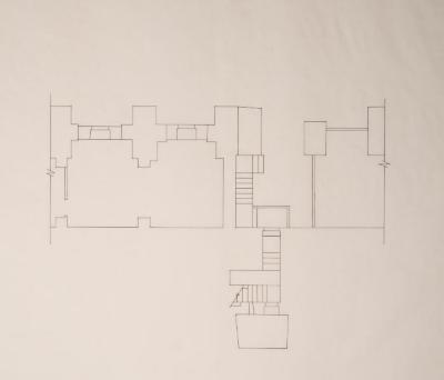 A Plan of a Building Near al-Aqsa Mosque, Jerusalem, the 1990s