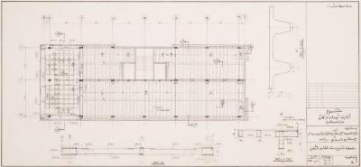 Ground-Floor Ceiling Reinforcement Plan for the Medical Centre of the Patient Friend