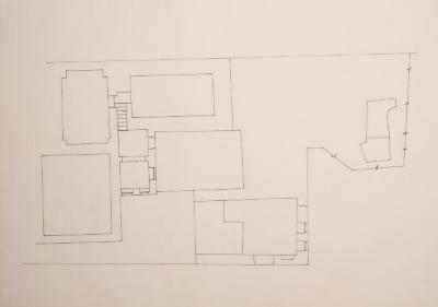 A Plan of a Building Near al-Aqsa Mosque, Jerusalem, the 1990s