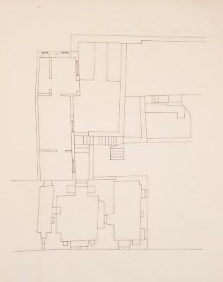 A Plan of a Building Near al-Aqsa Mosque, Jerusalem, the 1990s