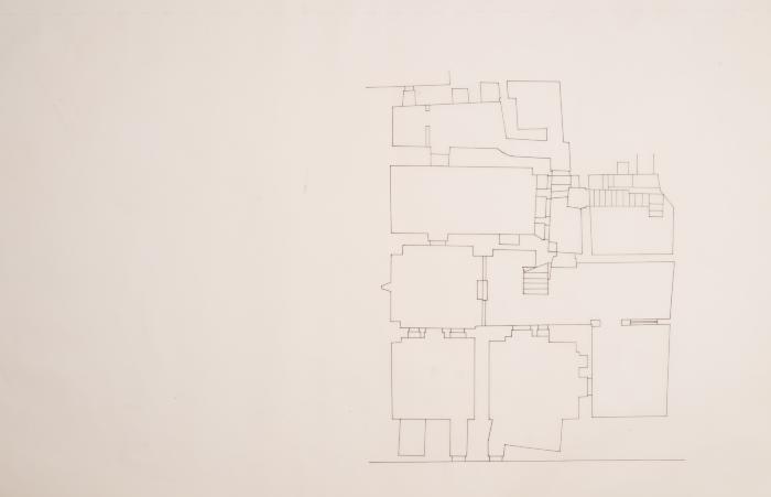 A Plan of a Building Near al-Aqsa Mosque, Jerusalem, the 1990s