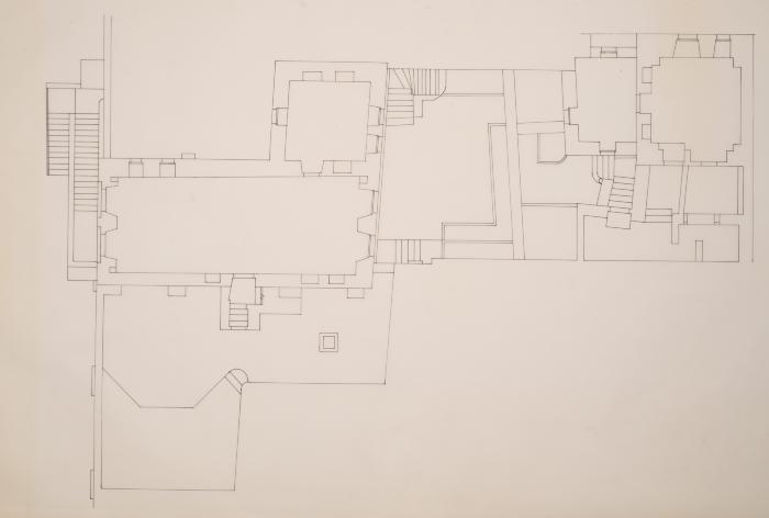 A Plan of a Building Near al-Aqsa Mosque, Jerusalem, the 1990s