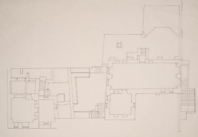 A Plan of a Building Near al-Aqsa Mosque, Jerusalem, the 1990s