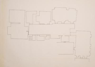 A Plan of a Building Near al-Aqsa Mosque, Jerusalem, the 1990s
