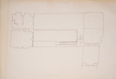 A Plan of a Building Near al-Aqsa Mosque, Jerusalem, the 1990s