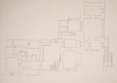 A Plan of a Building Near al-Aqsa Mosque, Jerusalem, the 1990s