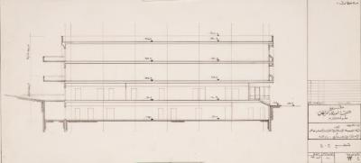 C-C Section Plan for the Medical Centre of the Patient Friend