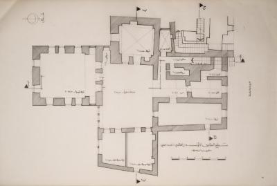 The First-Floor Plan of al-Khaldi Family Home, Jerusalem, the 1990s