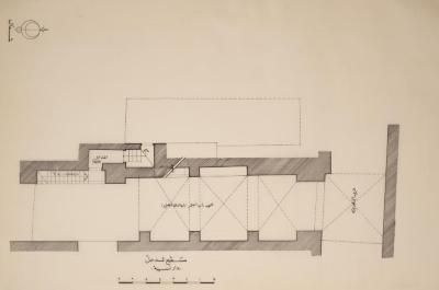 Entrance Area Plan of Nusseibeh Family Home, Jerusalem, the 1990s
