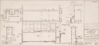 The Entrance H-H Section Plan for the Medical Centre of the Patient Friend