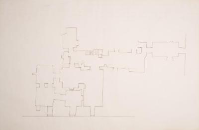 A Plan of a Building Near al-Aqsa Mosque, Jerusalem, the 1990s