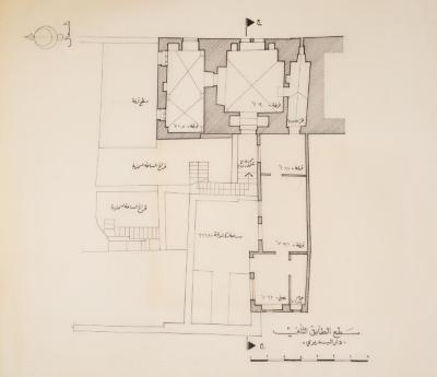 A Second-Floor Area Plan of al-Budeiri Family Home, Jerusalem, the 1990s